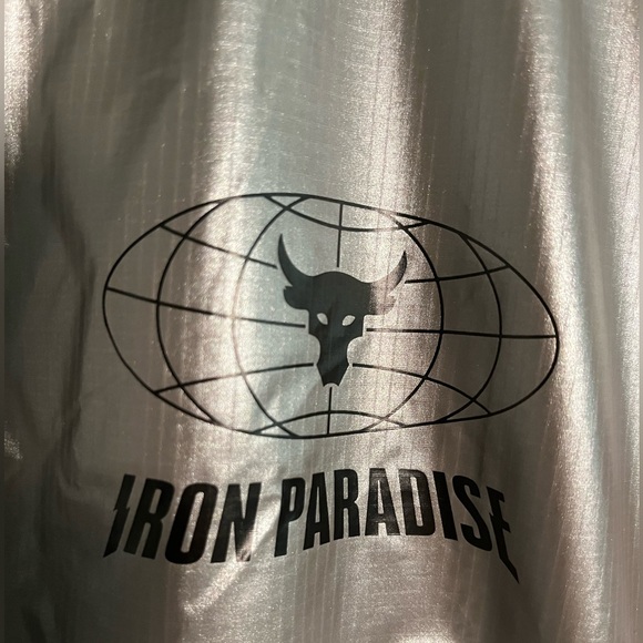 Underarmour Project Rock Disrupt Graphic Ripstop Nylon Fully Lined Bomber Jkt - Picture 13 of 16